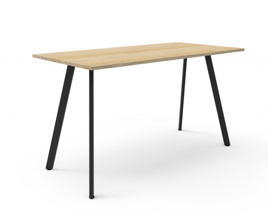 Black Frame - Natural Oak Top